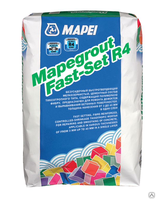 Ремонтная смесь Mapei Mapegrout Fast-Set R4 мешок 25 кг