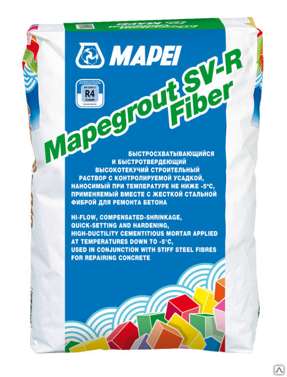 Ремонтная смесь Mapei Mapegrout SV R Fiber мешок 25 кг
