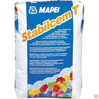Ремонтная смесь Mapei Stabilcem T/Hsr sacchi мешок 25 кг