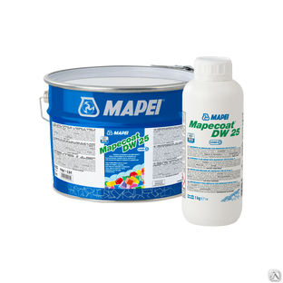 Эпоксидная краска для бетона Mapei Mapecoat DW 25 /a Bianco fustini 12 кг 