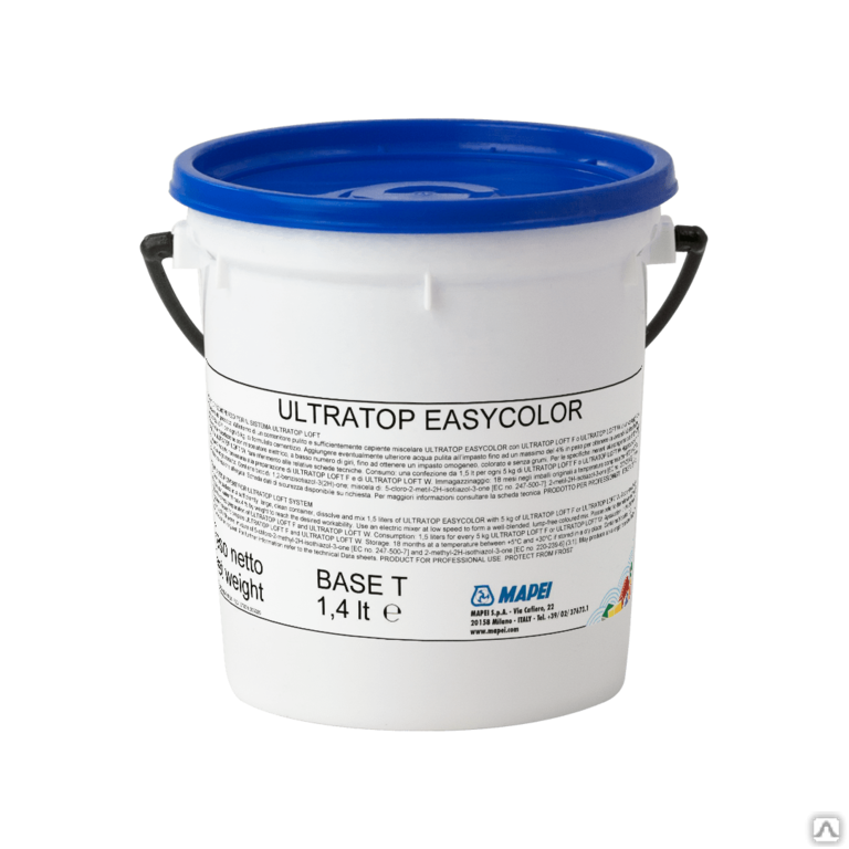 Колорант для микроцементов и цементных покрытий MAPEI Ultratop Easycolor 10200 red hearth buckets 1,5 л