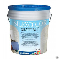 Декоративная штукатурка MAPEI SILANC. GRAFF. 1,8 мм BASE P F20KG ведро 20 кг