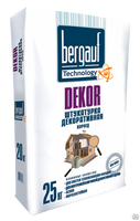 Декоративная штукатурка Bergauf Dekor Pasta 2 мм 25 кг готовая с фактурой Короед Зима