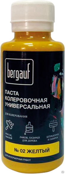 Колеровочная паста универсальная Bergauf персик 0,1 л